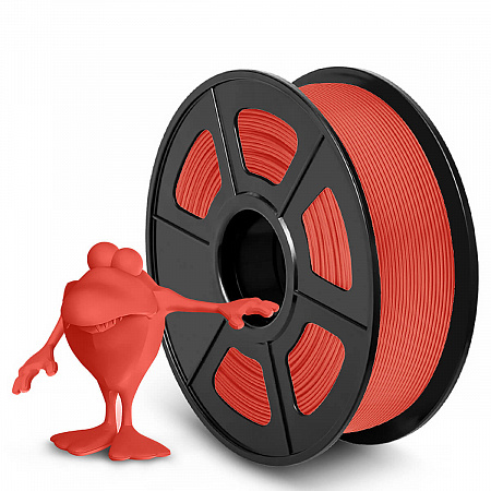 Филамент NV PRINT PLA Matte Red Красный для 3D печати диаметр 1.75мм    масса 1 кг
