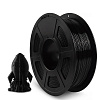 Филамент NV PRINT PETG Black Черный для 3D печати диаметр 1.75мм масса 1 кг