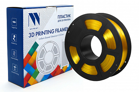 Филамент NV PRINT PETG Clear Yellow Прозрачно-желтый для 3D печати диаметр 1.75мм    масса 1 кг