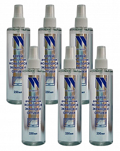 Набор "Спрей для мониторов, экранов и оптики - 6 шт"
