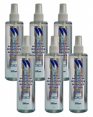 Набор "Спрей для мониторов, экранов и оптики - 6 шт"