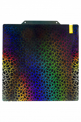 Пластина для 3D принтера NVP двухсторонняя гладкая PEK+PEK 220x220мм "Калейдоскоп"