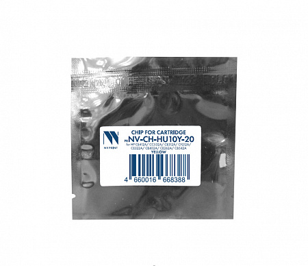 Чип NVP универсальный для HP CE412A, CC532A, CE312A, CF212A, CE322A, CE402A, CE262A, CB542A Yellow (20шт) совместимый
