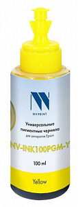 Чернила NV PRINT пигментные для аппаратов Epson (100ml) Yellow совместимые