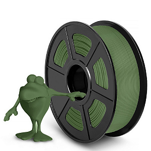 Филамент NV PRINT PLA Matte Olive Green  Матовый оливково-зеленый для 3D печати диаметр 1.75мм    масса 1 кг