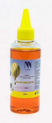 Чернила NV PRINT универсальные на водной основе для аппаратов Brother (100 ml) Yellow совместимые