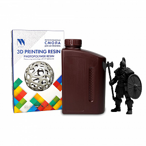 Фотополимерная смола NV PRINT Toughness Resin Black Черная для 3D печати 1 кг (бут)