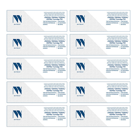Картридж NVP совместимый NV-CB435A/CB436A/CE285A/CE278A/NV-725 UNIV-SET10