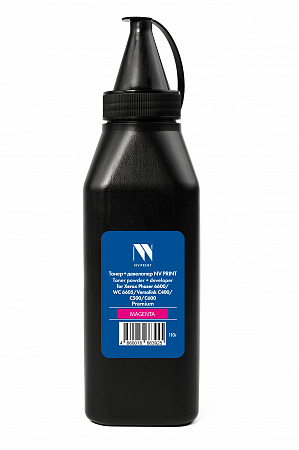 Тонер + девелопер NVP для Xerox Phaser 6600/WC 6605/Versalink 400/500/600 Premium (110г) Magenta совместимый