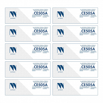 Картридж NVP совместимый NV-CE505A-SET10