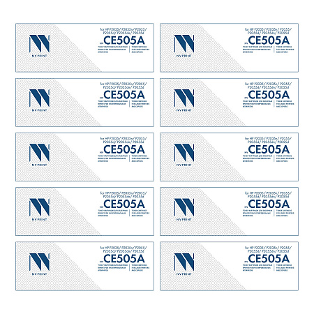 Картридж NVP совместимый NV-CE505A-SET10