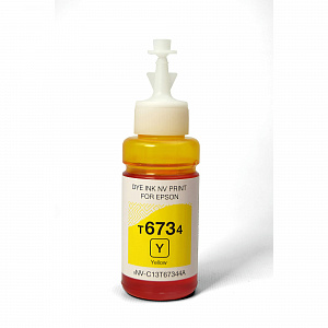 Чернила NV PRINT T6734 для Epson L800/L1800 (70 ml) Yellow совместимые