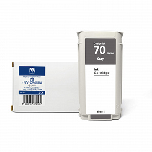 Струйный картридж NVP 70 (NV-C9450A) Gray для HP DesignJet Z2100/Z3100/Z3200 (130 мл) совместимый
