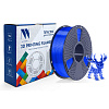 Филамент NV PRINT PLA Transparent Blue Прозрачно-cиний для 3D печати диаметр 1.75мм  длина 330 метров  масса 1 кг