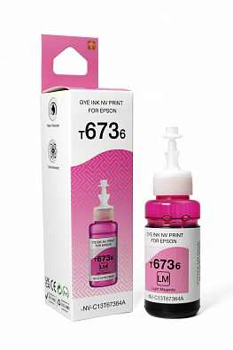 Чернила NVP T6736 (NV-C13T67364A) для аппаратов Epson (70 ml) Light Magenta (в коробке) совместимые