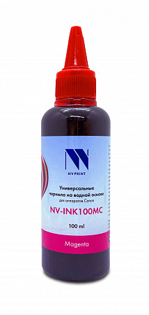 Чернила NV PRINT универсальные на водной основе для аппаратов Canon (100 ml) Magenta совместимые