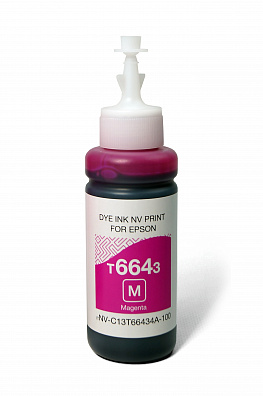 Чернила NV PRINT T6643 для Epson L100/L200 (70 ml) Magenta совместимые