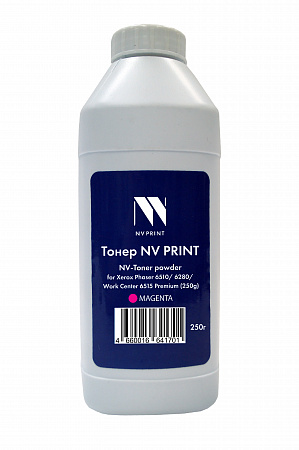 Тонер + девелопер NV PRINT для Xerox Phaser 6510/6280/WC 6515 Premium (250г) Magenta совместимый