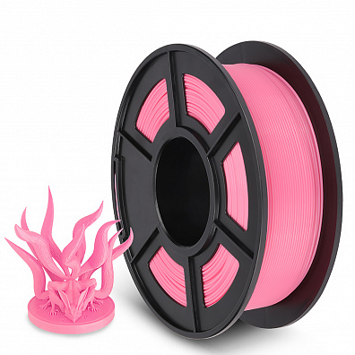 Филамент NV PRINT PLA+ Pink Розовый для 3D печати диаметр 1.75мм    масса 1 кг