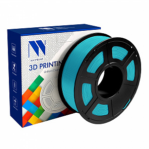 Филамент NV PRINT ABS Cyan Синий для 3D печати диаметр 1.75мм    масса 1 кг