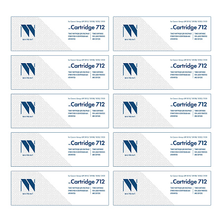 Картридж NVP совместимый NV-712-SET10