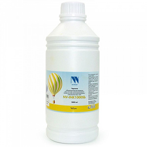 Чернила NV PRINT сублимационные для аппаратов Epson, Mimaki, Mutoh, Roland (1000ml) Yellow