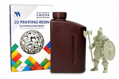 Фотополимерная смола NV PRINT ABS Like Resin Clear для 3D печати 1 кг (бут)