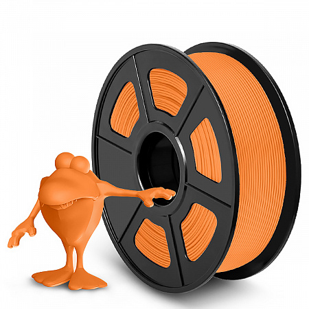 Филамент NV PRINT PLA Matte Orange Матовый Оранжевый для 3D печати диаметр 1.75мм    масса 1 кг