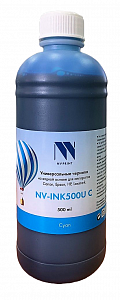 Чернила NV PRINT универсальные на водной основе для Сanon, Epson, НР, Lexmark (500 ml) Cyan совместимые