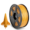 Филамент NV PRINT ABS Gold "Золотой" для 3D печати диаметр 1.75мм масса 1 кг