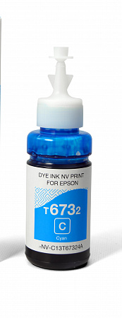 Чернила NV PRINT T6732 для Epson L800/L1800 (70 ml) Cyan совместимые