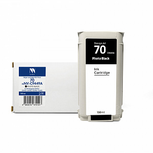 Струйный картридж NVP 70 (NV-C9449A) Photo Black для HP DesignJet Z2100/Z3100/Z3200 (130 мл) совместимый