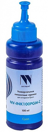 Чернила NV PRINT пигментные для аппаратов Epson (100ml) Cyan совместимые