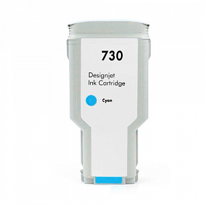 Струйный картридж NV Print 730 (NV-P2V68A) Cyan для HP DesignJet T1700, T1600, T2600 (300 мл) совместимый