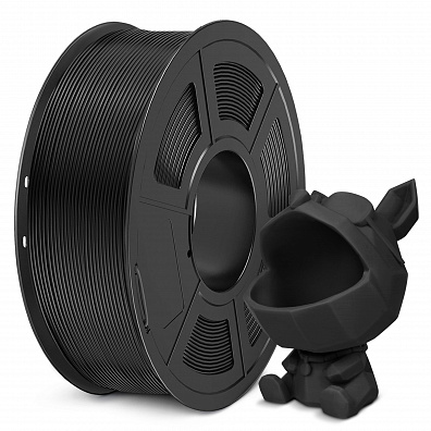 Филамент NV PRINT PLA Meta Black Черный для 3D печати диаметр 1.75мм    масса 1 кг