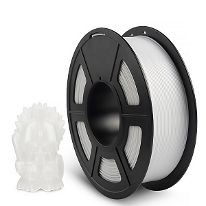 Филамент NV PRINT PETG White Белый для 3D печати диаметр 1.75мм масса 1 кг