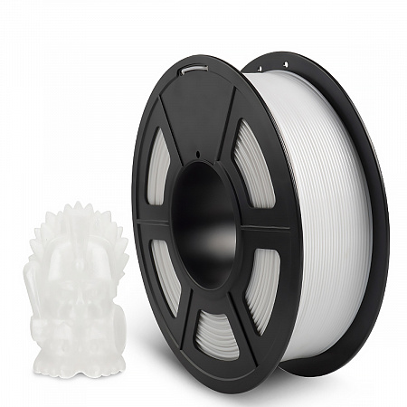 Филамент NV PRINT PETG White Белый для 3D печати диаметр 1.75мм масса 1 кг