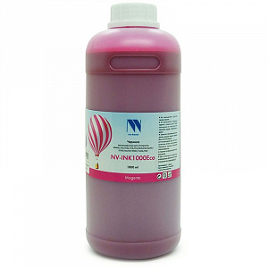 Чернила NV PRINT экосольвентные для аппаратов Epson, Mimaki, Mutoh, Roland (1000ml) Magenta