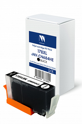 Струйный картридж NV Print 178XL (NV-CN684HE) Black для HP Photosmart 6510/7510/B110/C8583 (24 мл) совместимый
