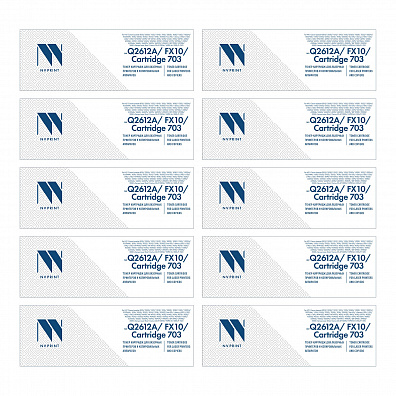 Картридж NVP совместимый NV-Q2612A/NV-FX-10/703 UNIV-SET10