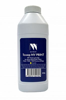 Тонер + девелопер NV PRINT для Xerox WorkCenter 7425, 7525, 7220, 7830 Premium (250г) Yellow совместимый