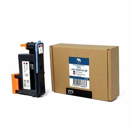 Печатающая головка NVP 771 (NV-CE017A-RE) Matt Black/Chromatic Red для HP DJ Z6200/Z6800 (совместимая)