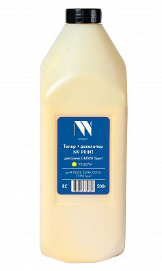 Тонер + девелопер NV PRINT для Canon C-EXV51 Type1 (500г) Yellow совместимый