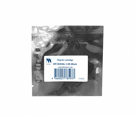 Чип NVP для HP CE310A Black для HP CLJ CP1025/CP1025nw /Canon 729 (1.2K) совместимый