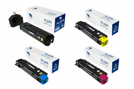 Комплект картриджей NVP совместимых NV-TK-5370 CMYK
