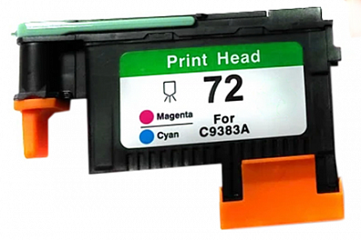 Печатающая головка NVP 72 (NV-C9383A-RE) Magenta and Cyan для HP Designjet T610/T770/T790 (совместимая)
