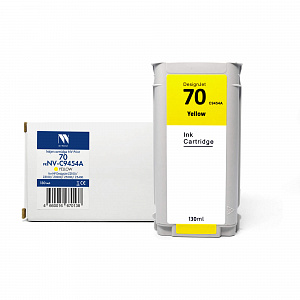 Струйный картридж NVP 70 (NV-C9454A) Yellow для HP DesignJet Z2100/Z3100/Z3200 (130 мл) совместимый