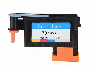 Печатающая головка NVP 70 (NV-C9406A) Magenta and Yellow для HP DJ Z2100/Z3100/Z3200/Z5200/Z5400; HP PhotoSmart PRO B8850/B9180 совместимая