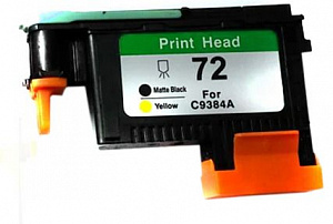 Печатающая головка H-72MBK/Y(C9384A) Matte Black and Yellow для HP Designjet T610/T770/T790 