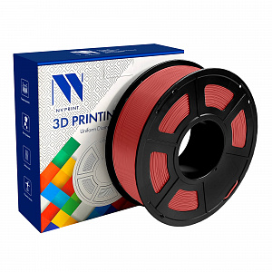 Филамент NV PRINT PCL (поликапролактон) красный для 3D печати диаметр 1.75мм   масса 1 кг
